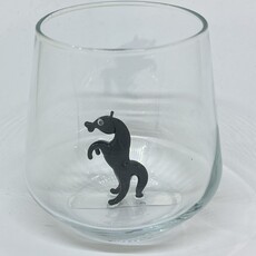 Wine Glass w/ Animals