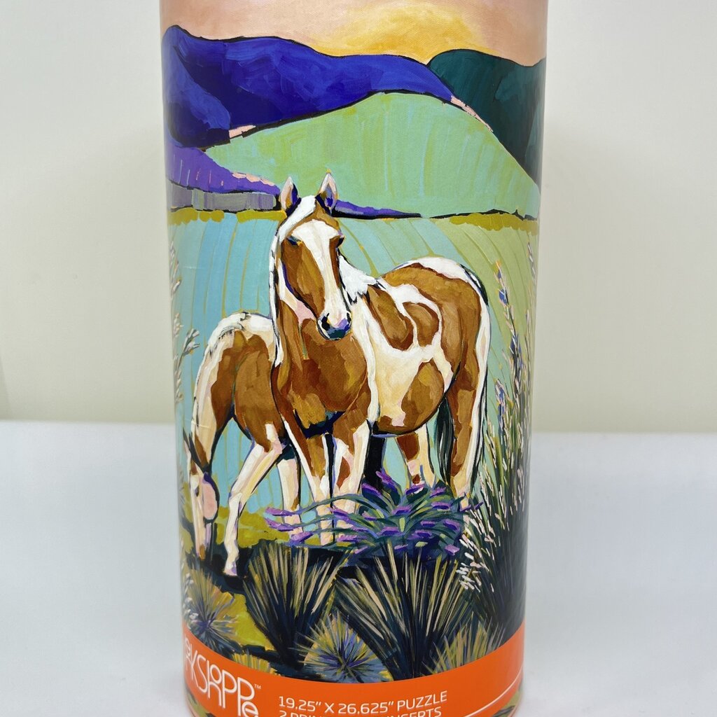 Painted Horses 1000 Pc Jigsaw Puzzle