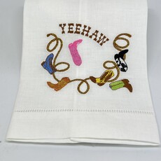 Yeehaw Linen Tea Towel