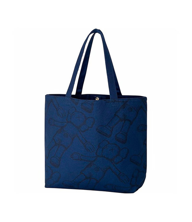 Kaws x Uniqlo Tote Bag Holiday Print Blue