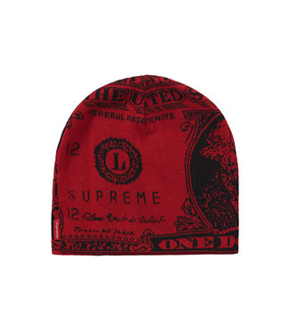 Supreme Supreme Dollar Beanie Red