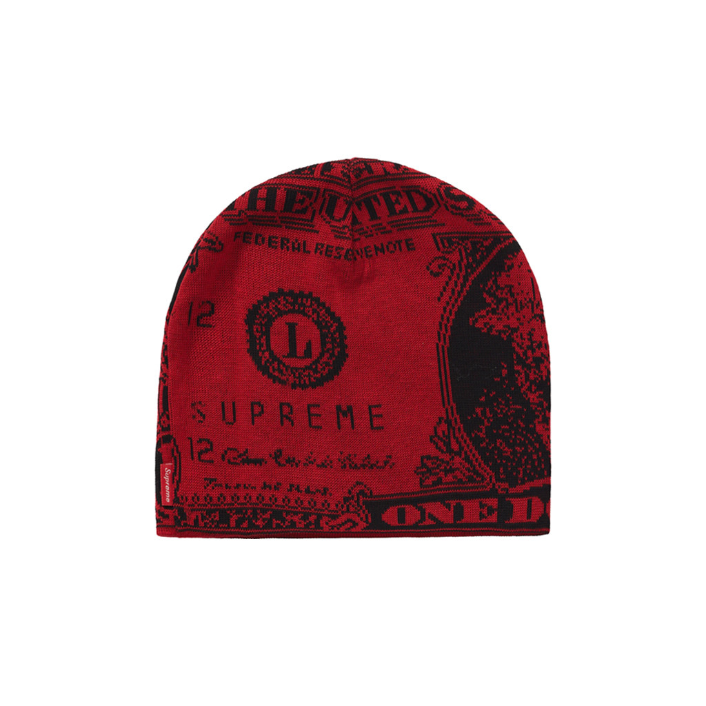 Hype Store Canada / Supreme Dollar Beanie Red - Le Magasin Hype