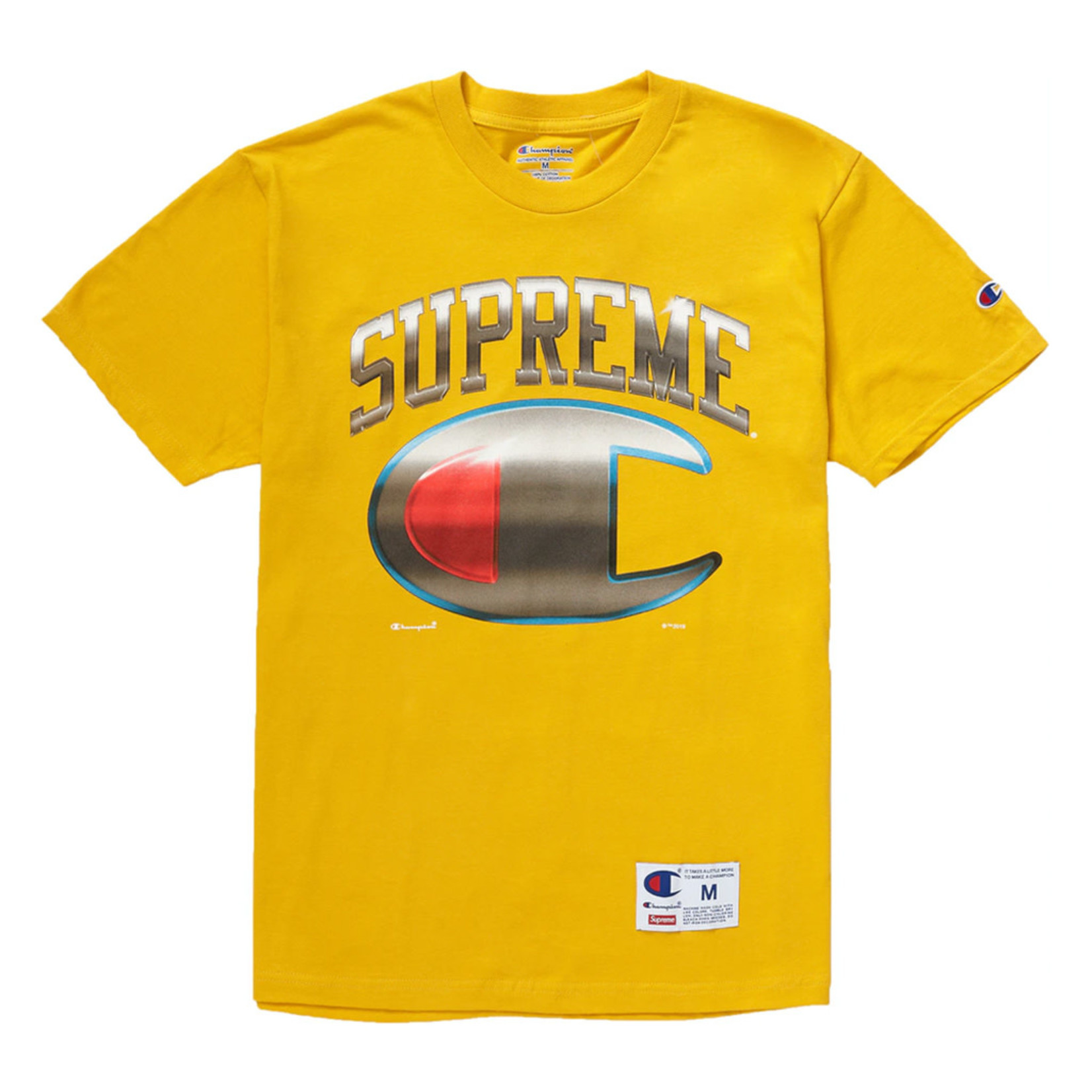 Supreme Supreme Champion Chrome T-Shirt Gold (S)