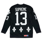 Supreme Supreme Fleur De Lis Hockey Jersey Black (M) (Used)