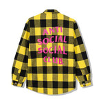 Anti Social Social Club Anti Social Social Club Bored Games Flannel Yellow (XXL)