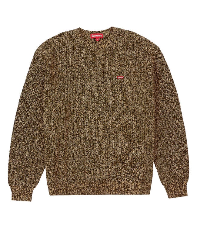 Supreme Supreme Mélange Rib Knit Sweater Brown (M)