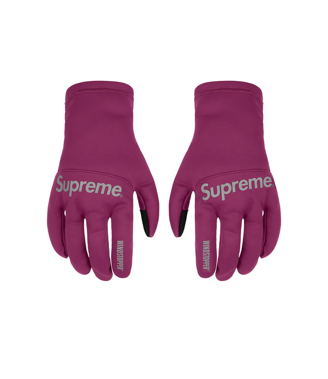 Supreme Supreme WINDSTOPPER Gloves Purple