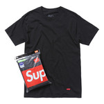 Supreme Supreme Hanes Tagless T-Shirt (3 Pack) Black