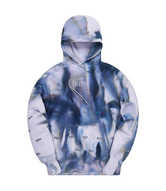 Kith x Advisory Board Crystals Holograph Hoodie Storm Dye (L)