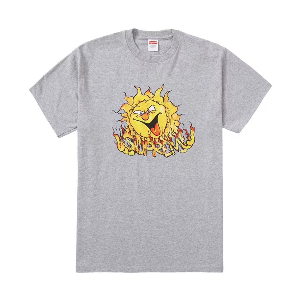 Hype Store Canada / Supreme Sun T-Shirt Heather Grey M - Le