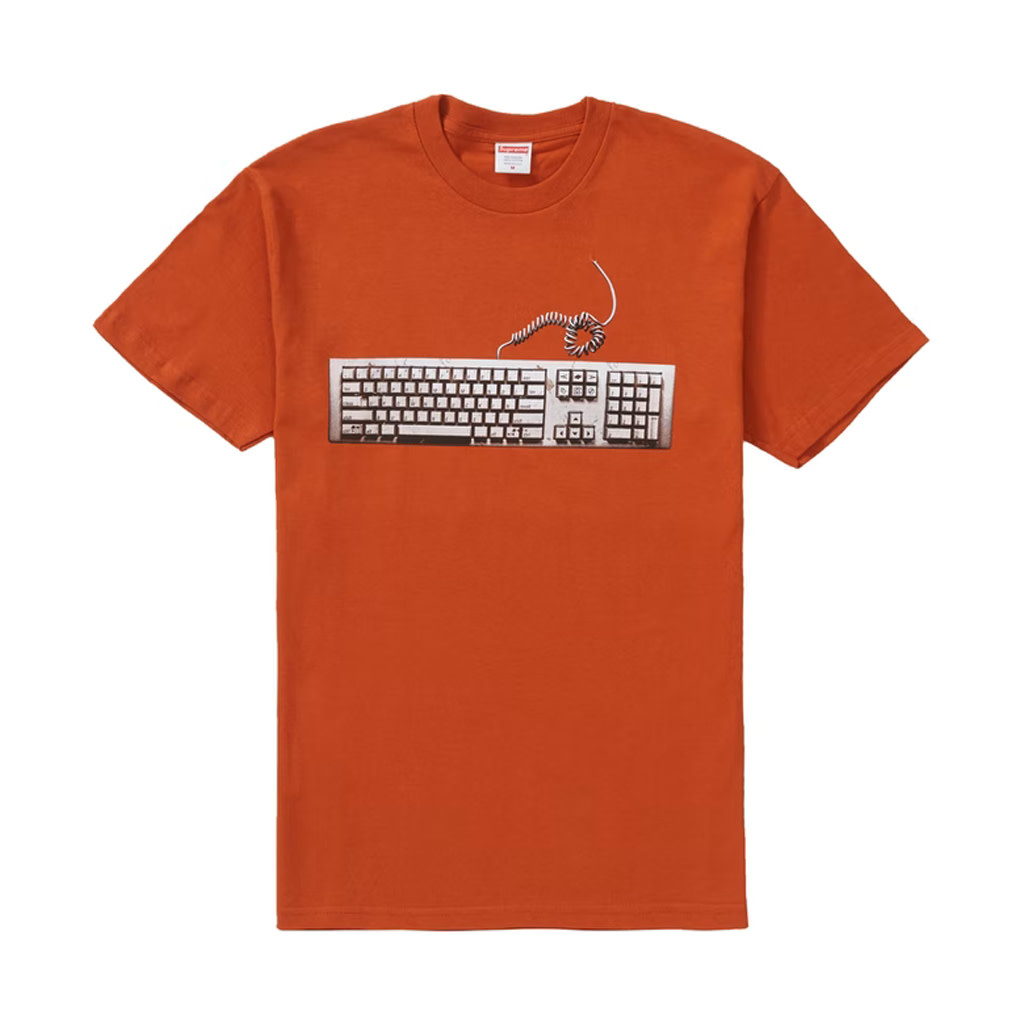 Hype Store Canada / Supreme Keyboard T-Shirt Rust S - Le Magasin Hype