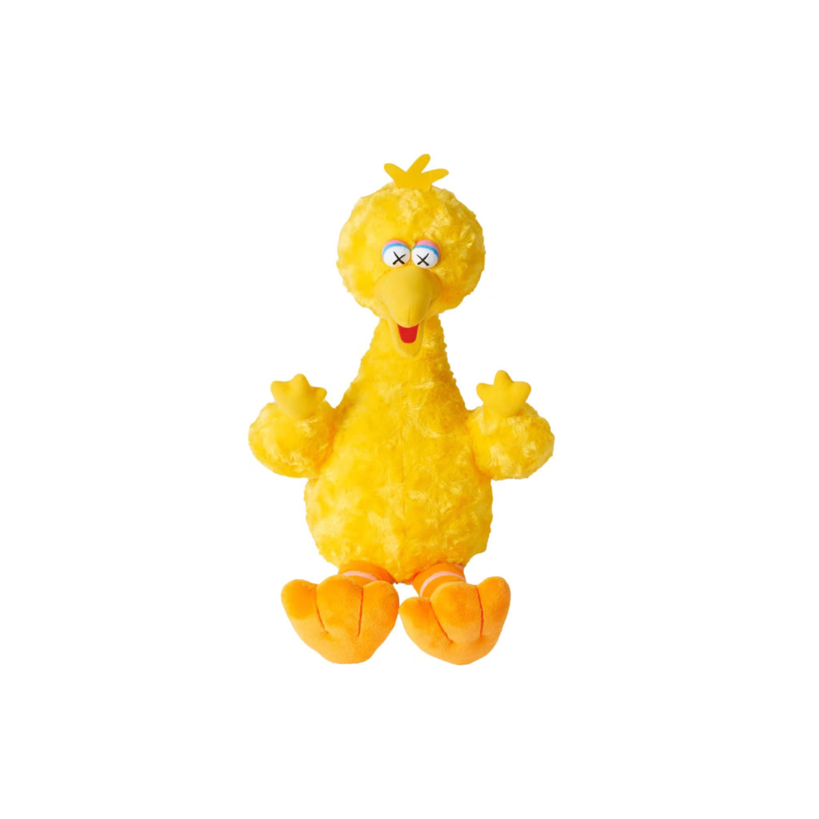 Kaws KAWS Sesame Street Uniqlo Big Bird Plush Toy Yellow