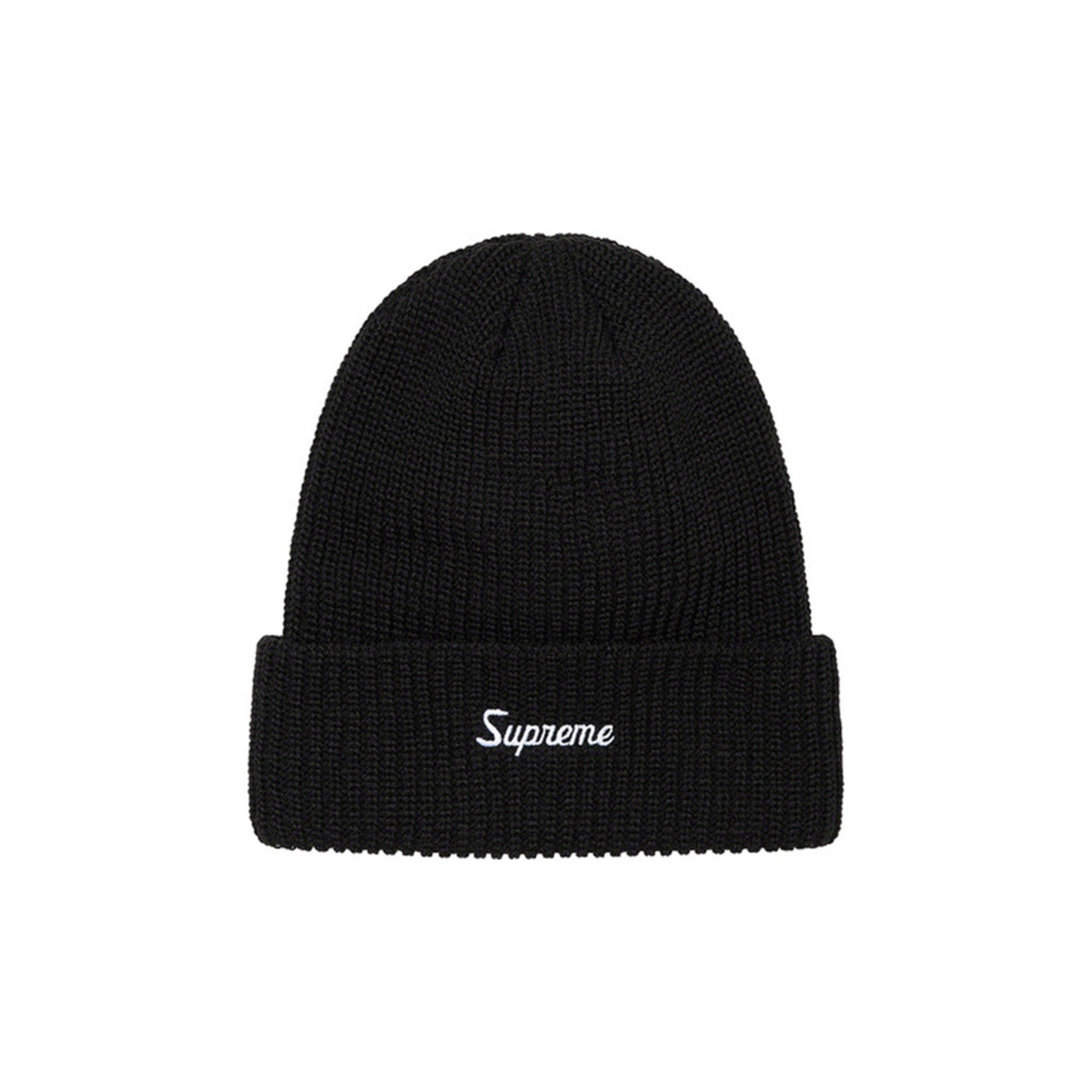 Supreme loose gauge Beanie ブラック