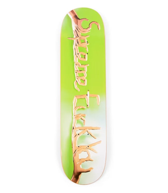 Supreme F*ck You Skateboard Deck Green