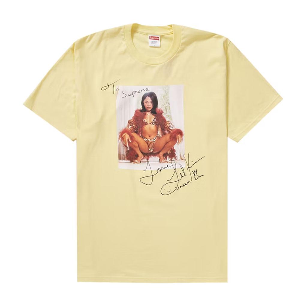Hype Store Canada / Supreme Lil Kim T-Shirt Pale Yellow