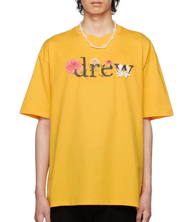 Drew House Floral Drew T-Shirt Yellow