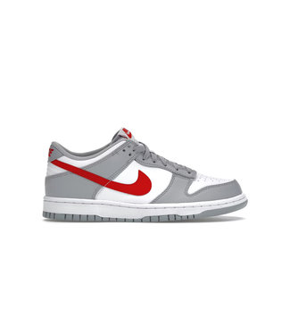 Nike Nike Dunk Low White Grey Red (GS) (4.5 Y)