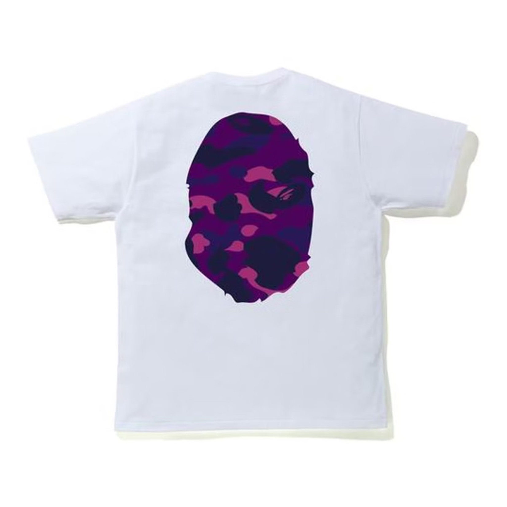 Bape Bape Color Camo Big Ape Head T-Shirt White/Purple