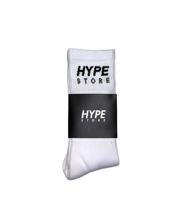 Hypestore Logo Socks White OS