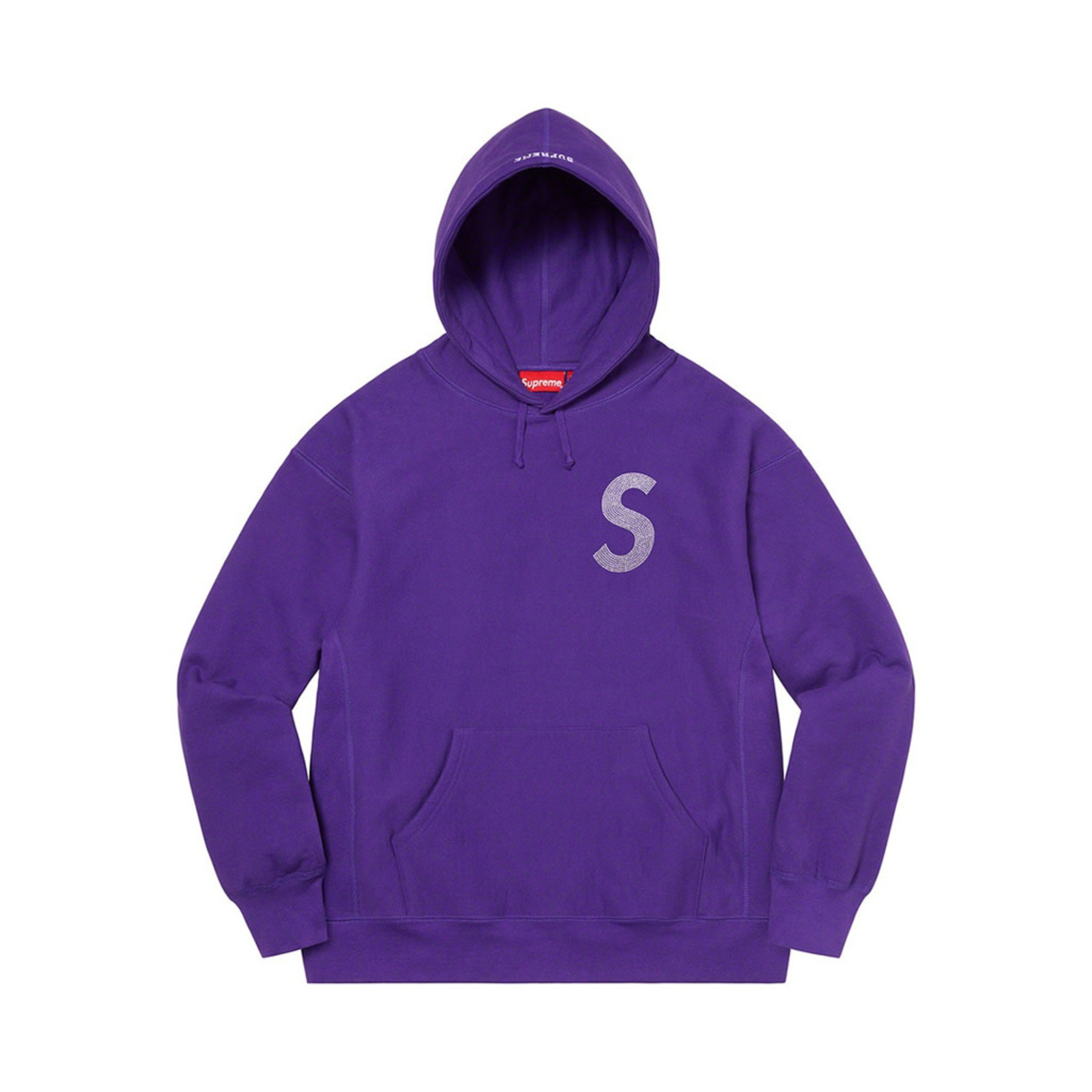 Supreme Supreme Swarovski S Logo Hoodie Purple (L)
