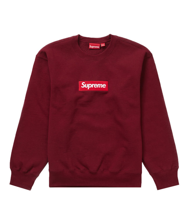 Hype Store / Supreme Box Logo Crewneck (FW22) Cardinal M - Le