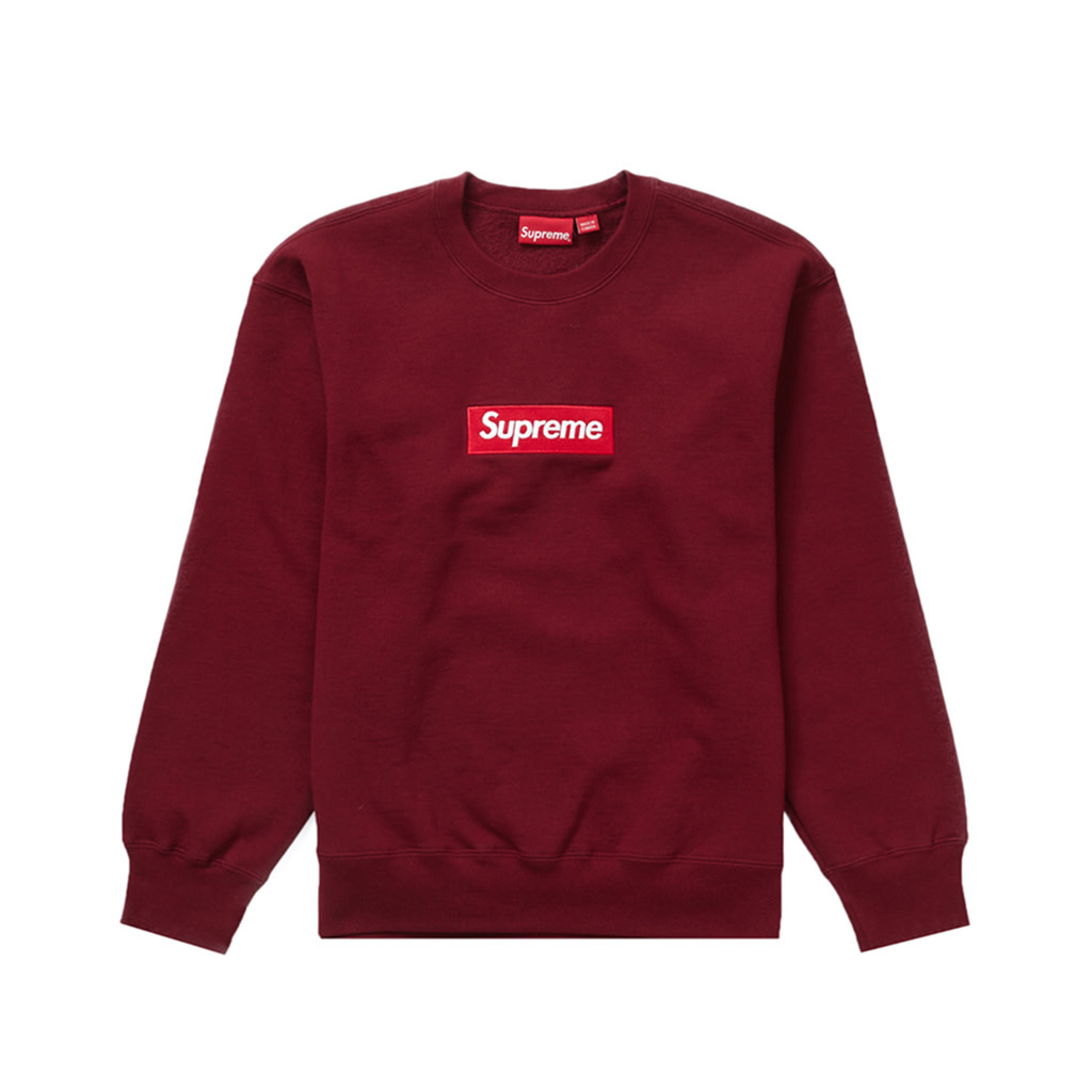 Supreme Box Logo Crewneck Cardinal Sサイズ-