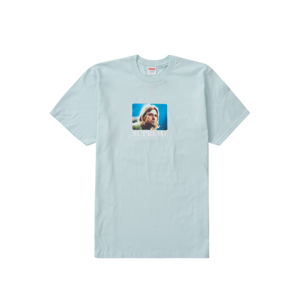 Hype Store / Supreme Kurt Cobain T-Shirt Heather Pale Blue - Le