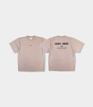 CENT-ONZE CENT-ONZE Basic T-Shirt Sandstone