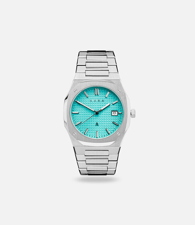 AURA Date 002 (40mm) Stainless Steel