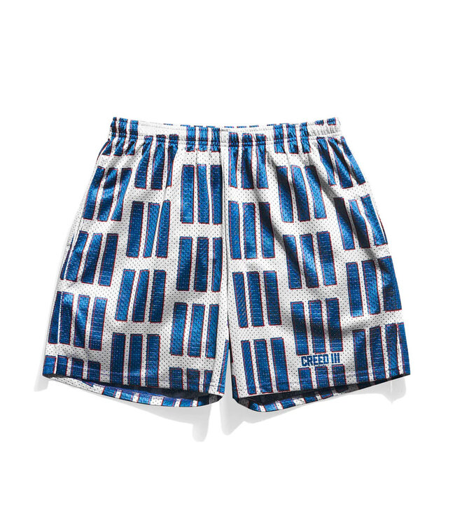 Chalk Line Creed 3 Bars Pattern Retro Shorts