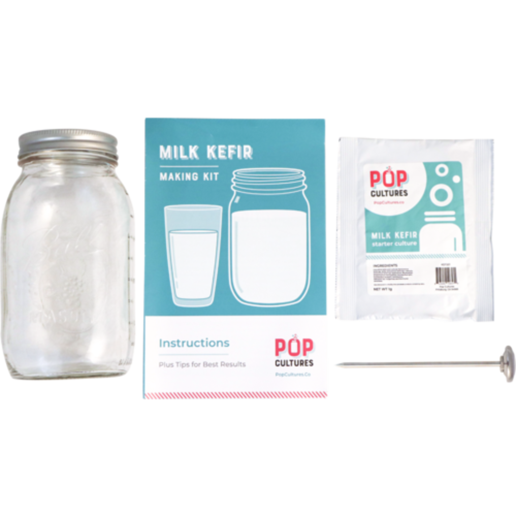 Pop Cultures Milk Kefir Ingredient Kit