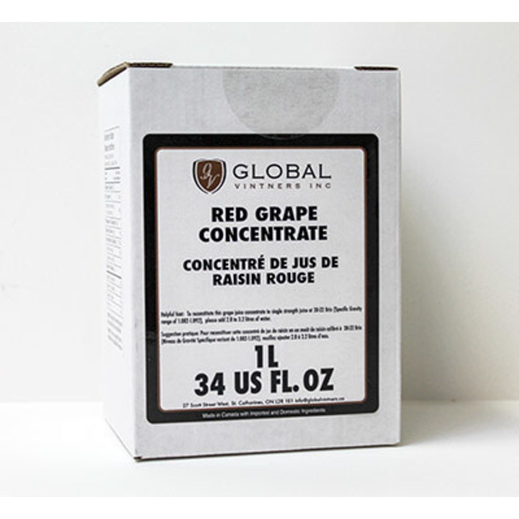 Global Vintners Inc Red Grape Concentrate 1L 34 oz