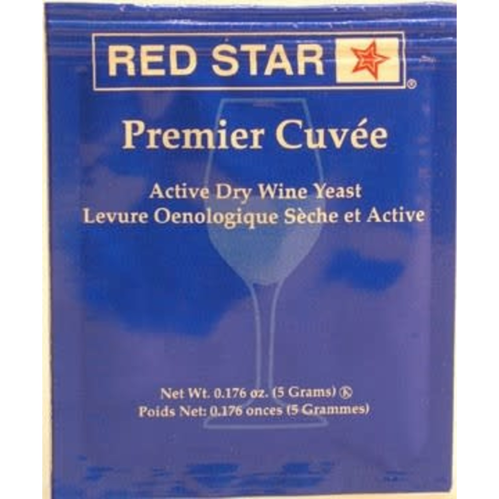 Red Star Premier Cuvee Dry Wine Yeast 5g