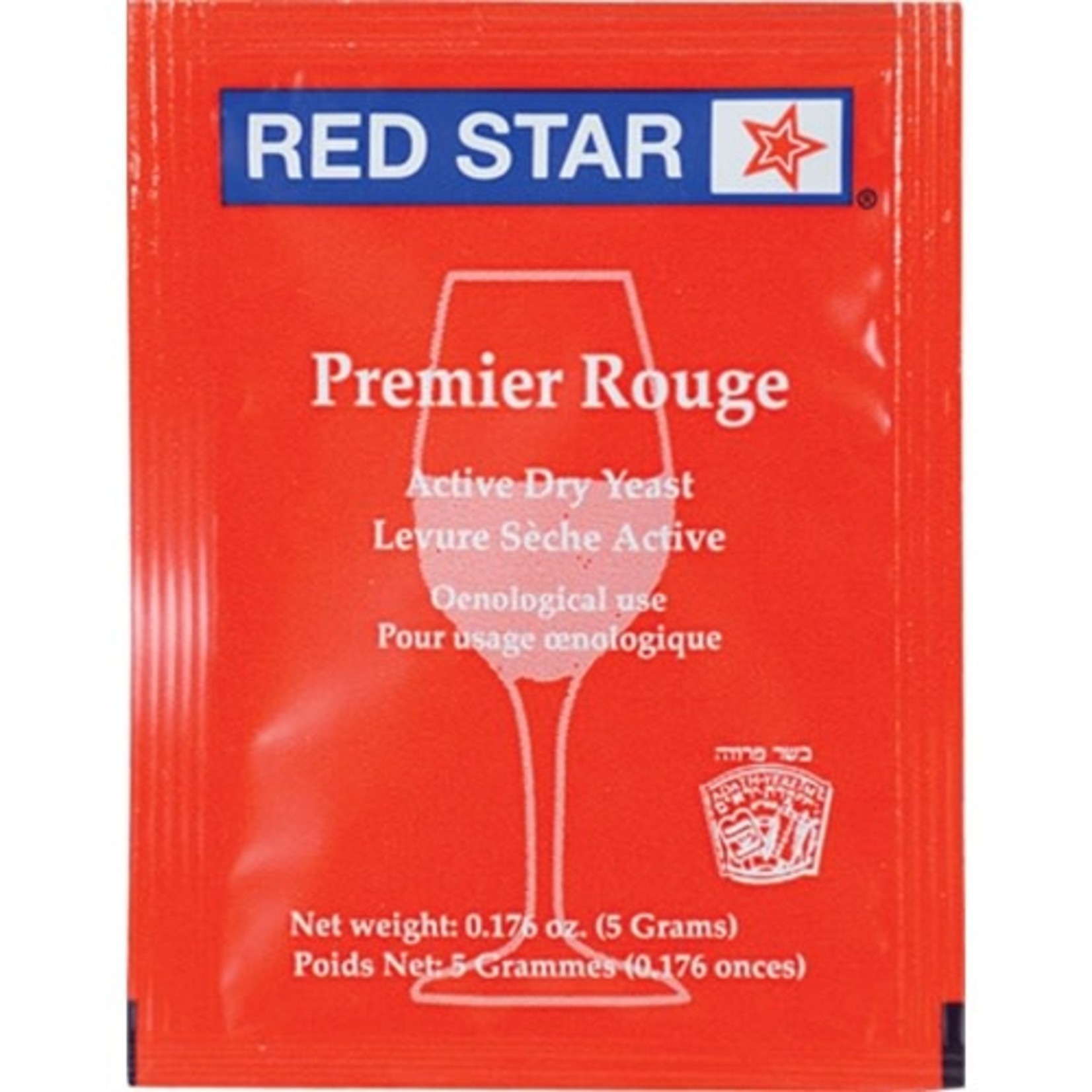 Red Star Premier Rouge Dry Wine Yeast 5 Grams