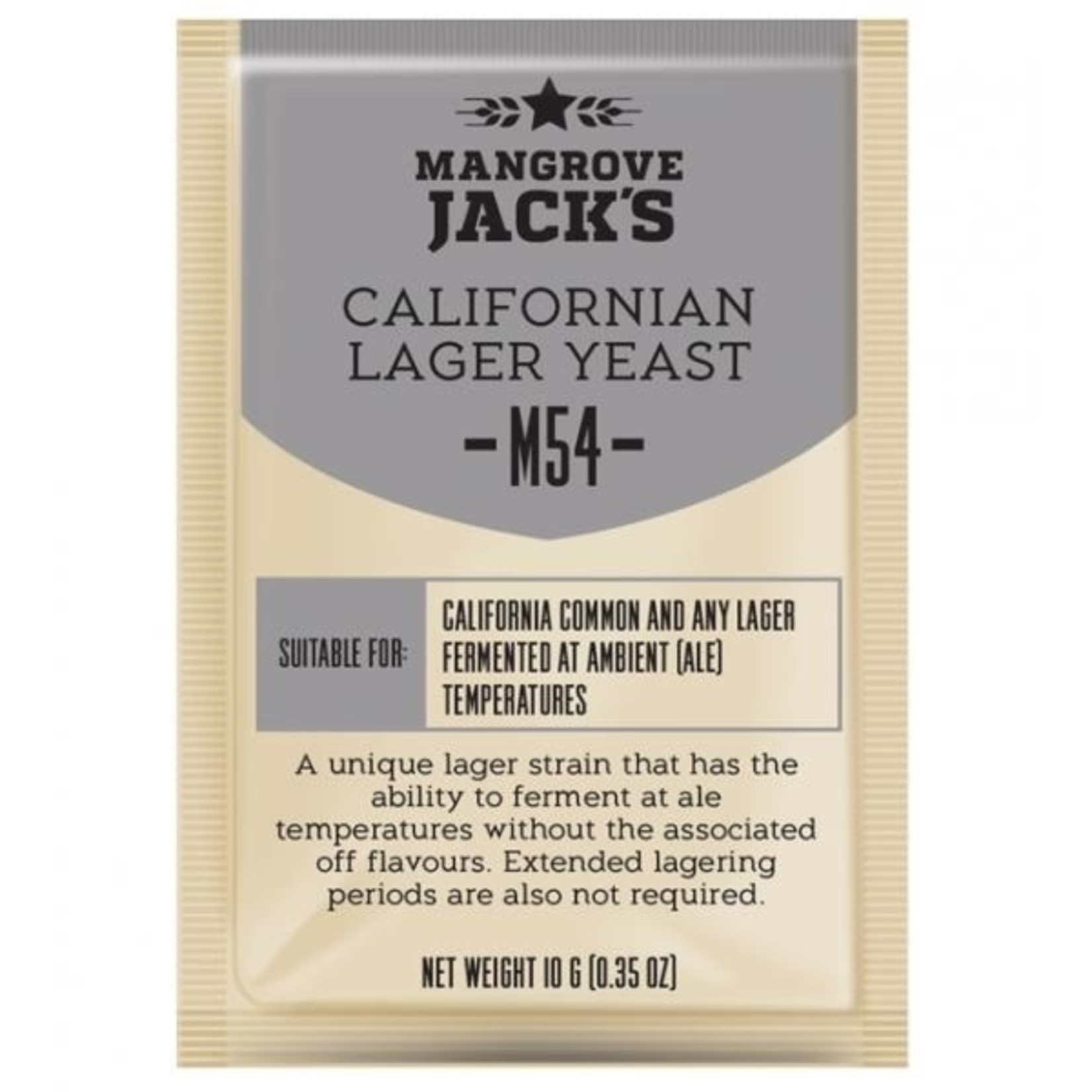 Mangrove Jack's M54 California Lager Dry Yeast 10g
