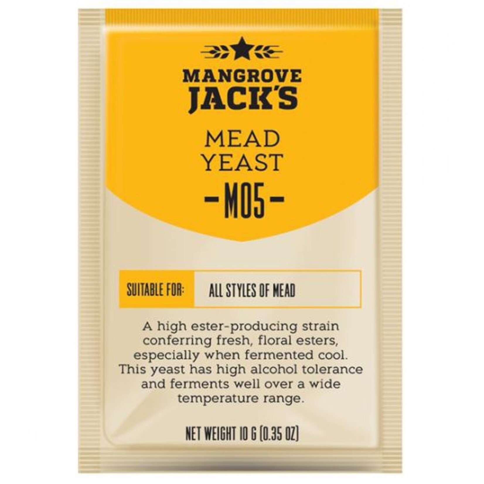 Mangrove Jack's M05 Dry Mead Yeast 10 Grams
