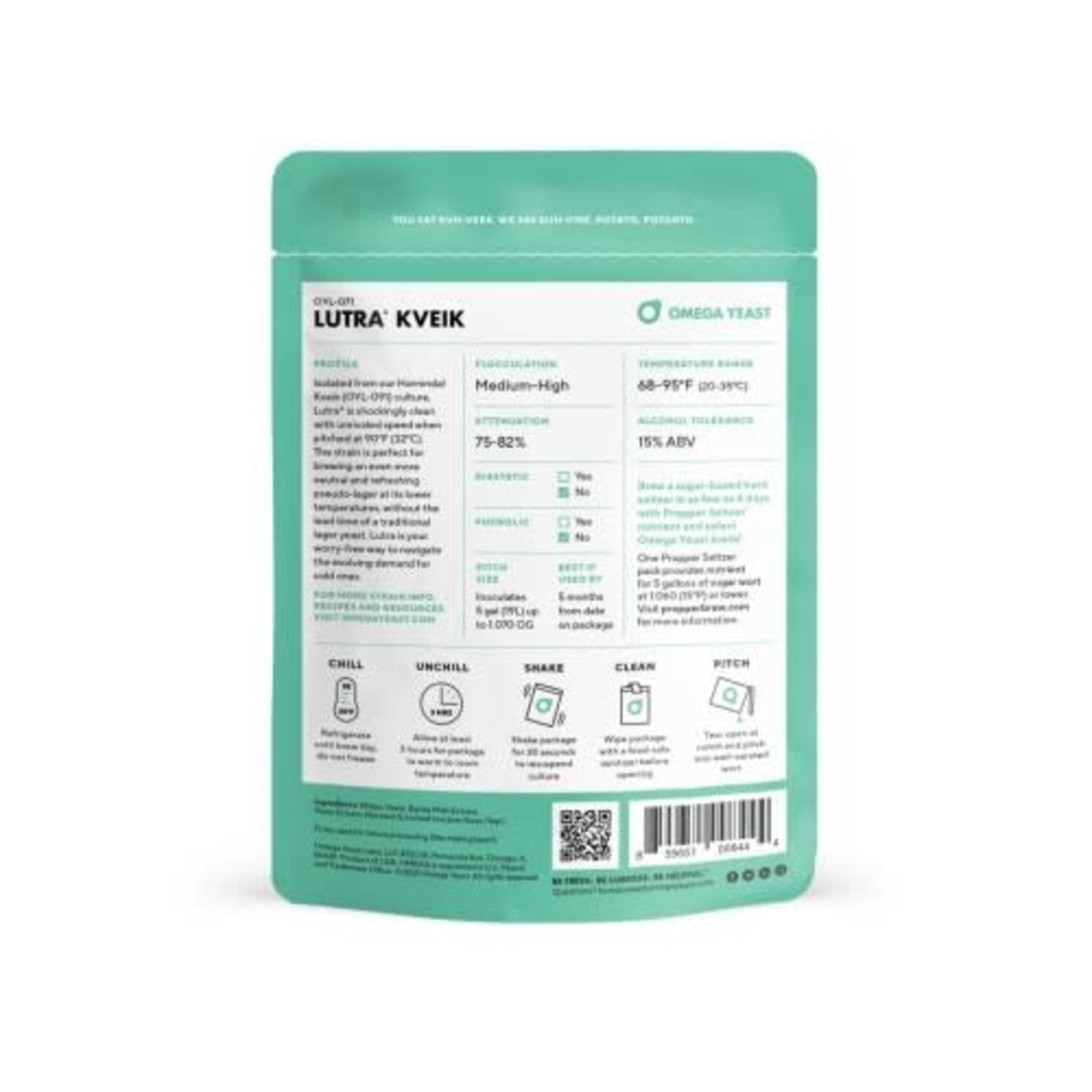 Omega Yeast Labs Lutra™ Kveik Yeast  OYL-071