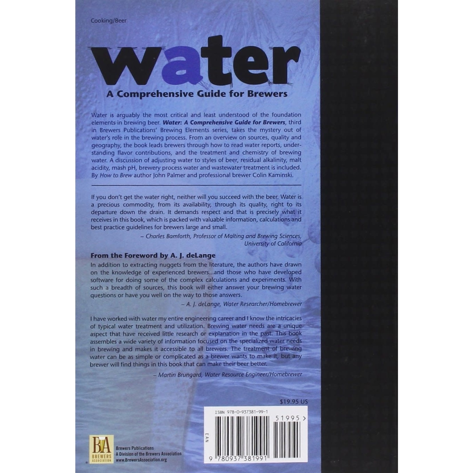 Water A Comprehensive Guide For Brewers