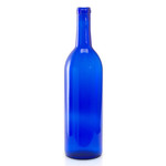 750 ML Cobalt Blue Bordeaux Bottles 12/Case