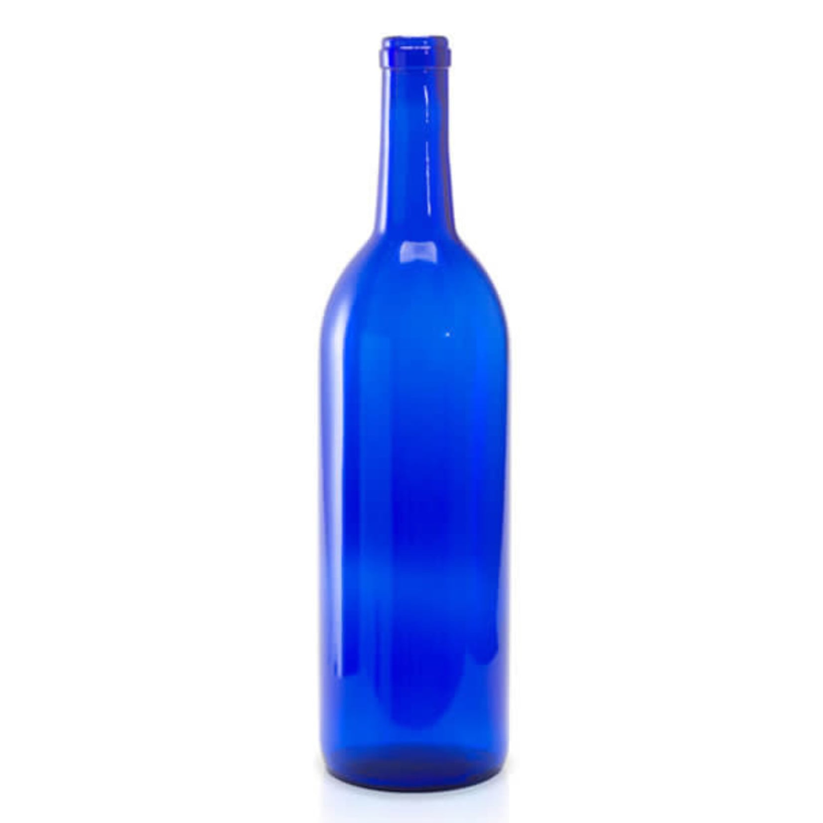 750 ML Cobalt Blue Bordeaux Bottles 12/Case