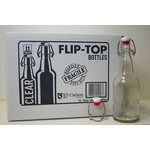 EZ Cap Clear Bottles 16 oz 12/Case