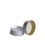 White Metal Screw Cap 28mm 1 Ct