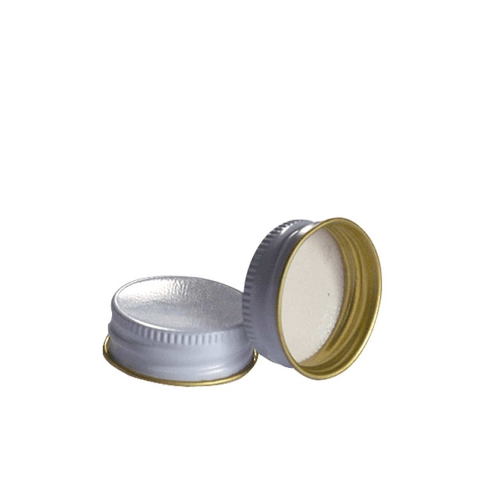 White Metal Screw Cap 28mm