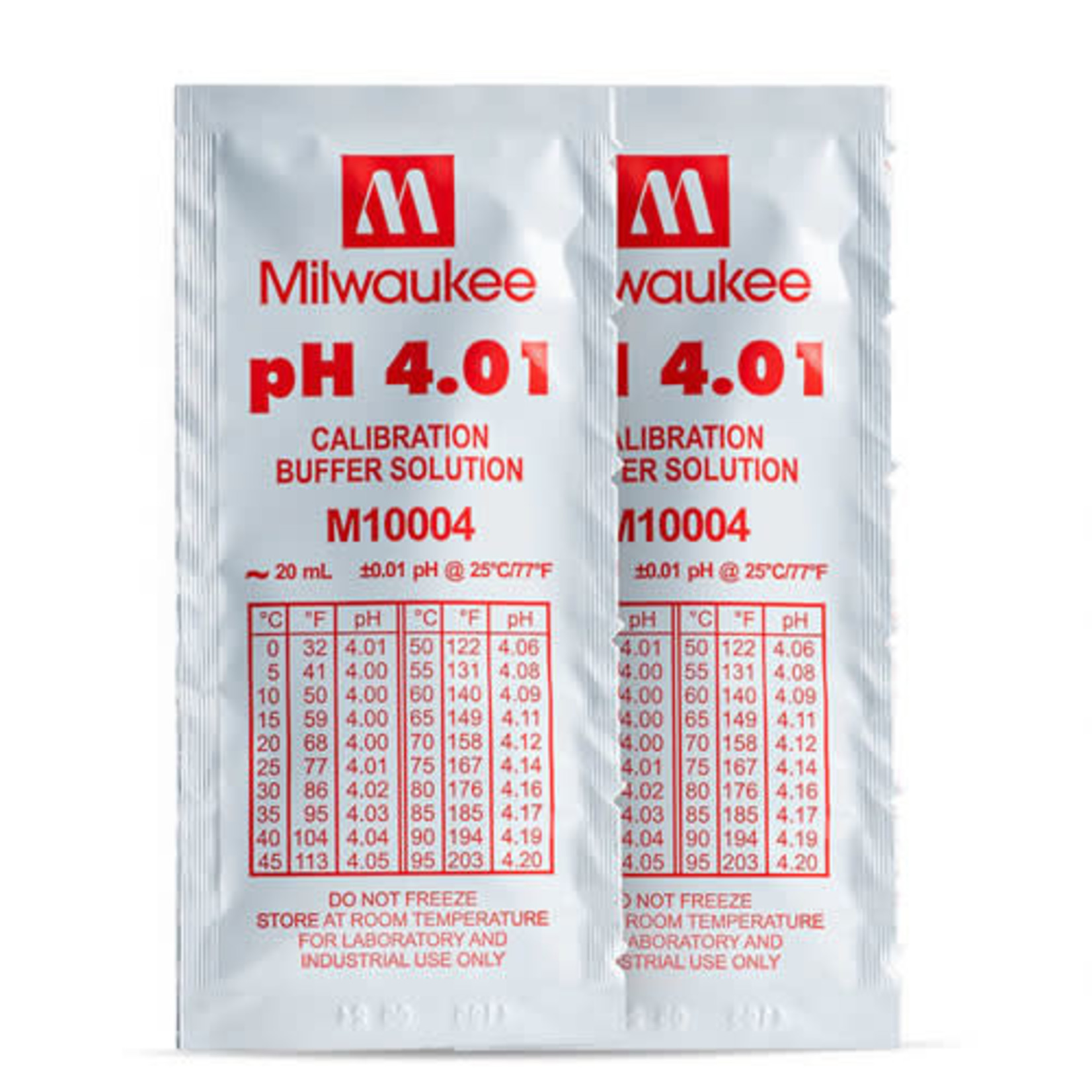 Milwaukee pH 4.01 Calibration Buffer Solution 20mL