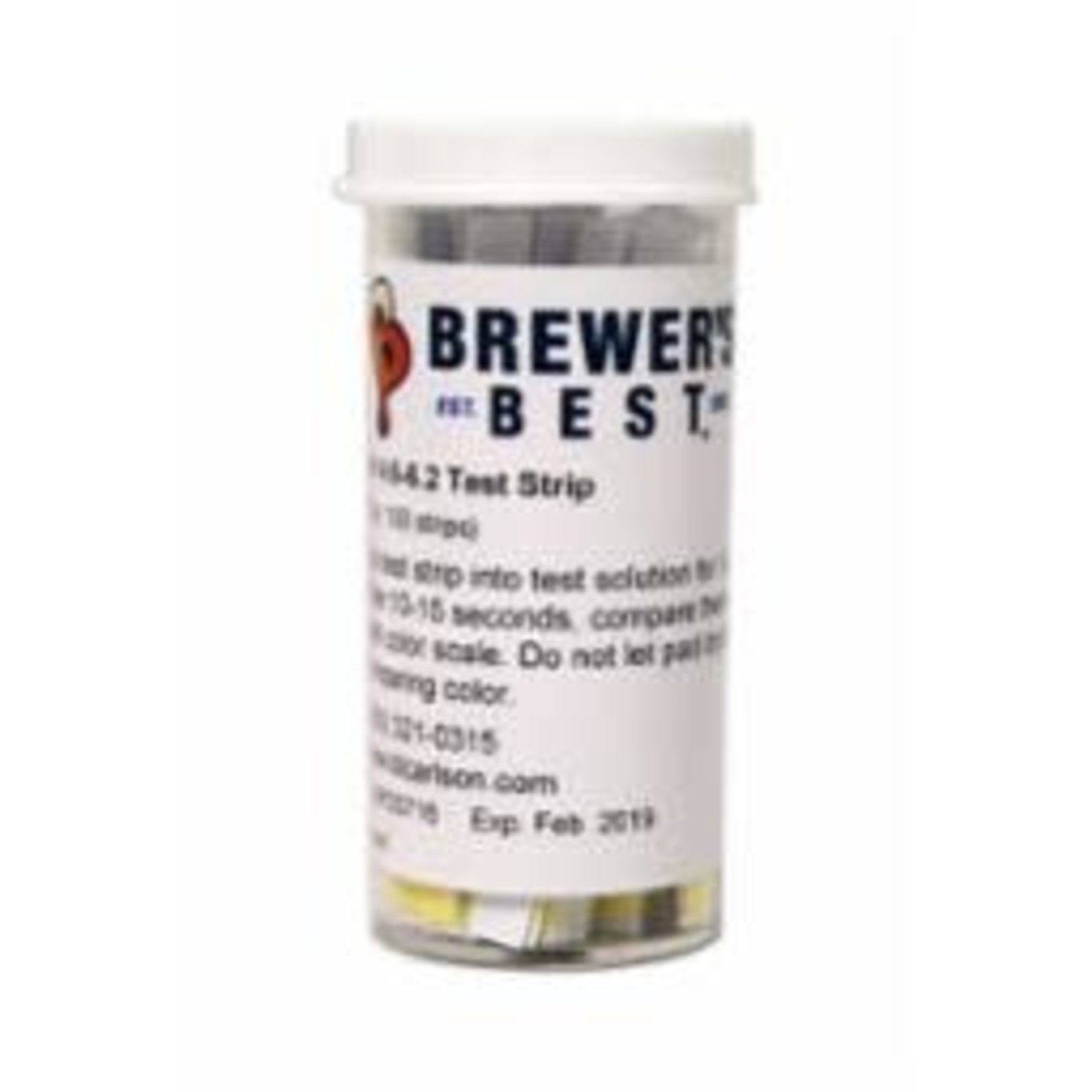 Brewer’s Best® Beer pH 4.6-6.2 Test Strips 100/Vial