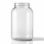 Clear Wide Mouth Jug  Gallon 4/Case