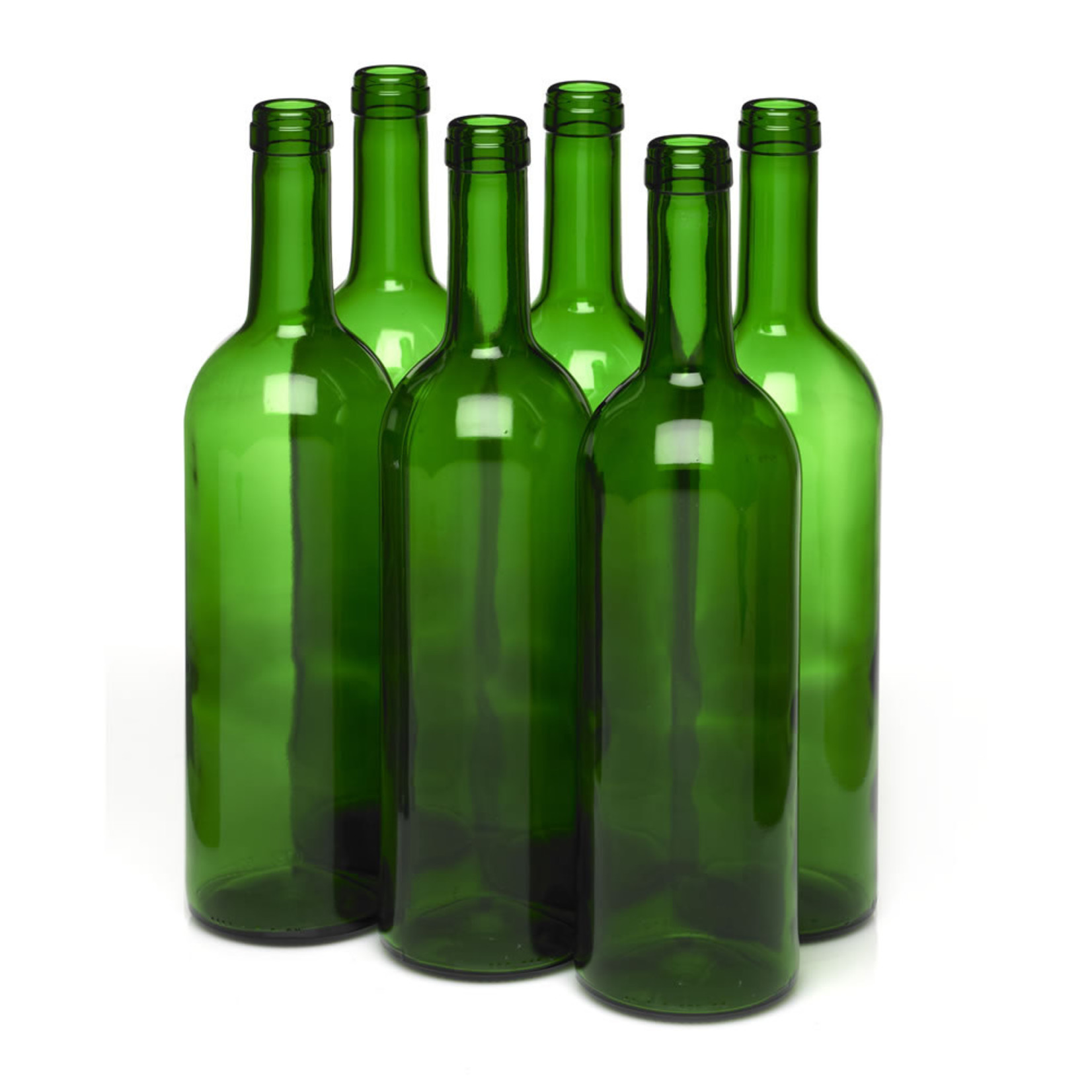 750ML Green Bordeaux Bottle 12/Case