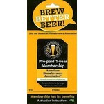 AMERICAN HOMEBREW ASSOCIATION CARD AHA
