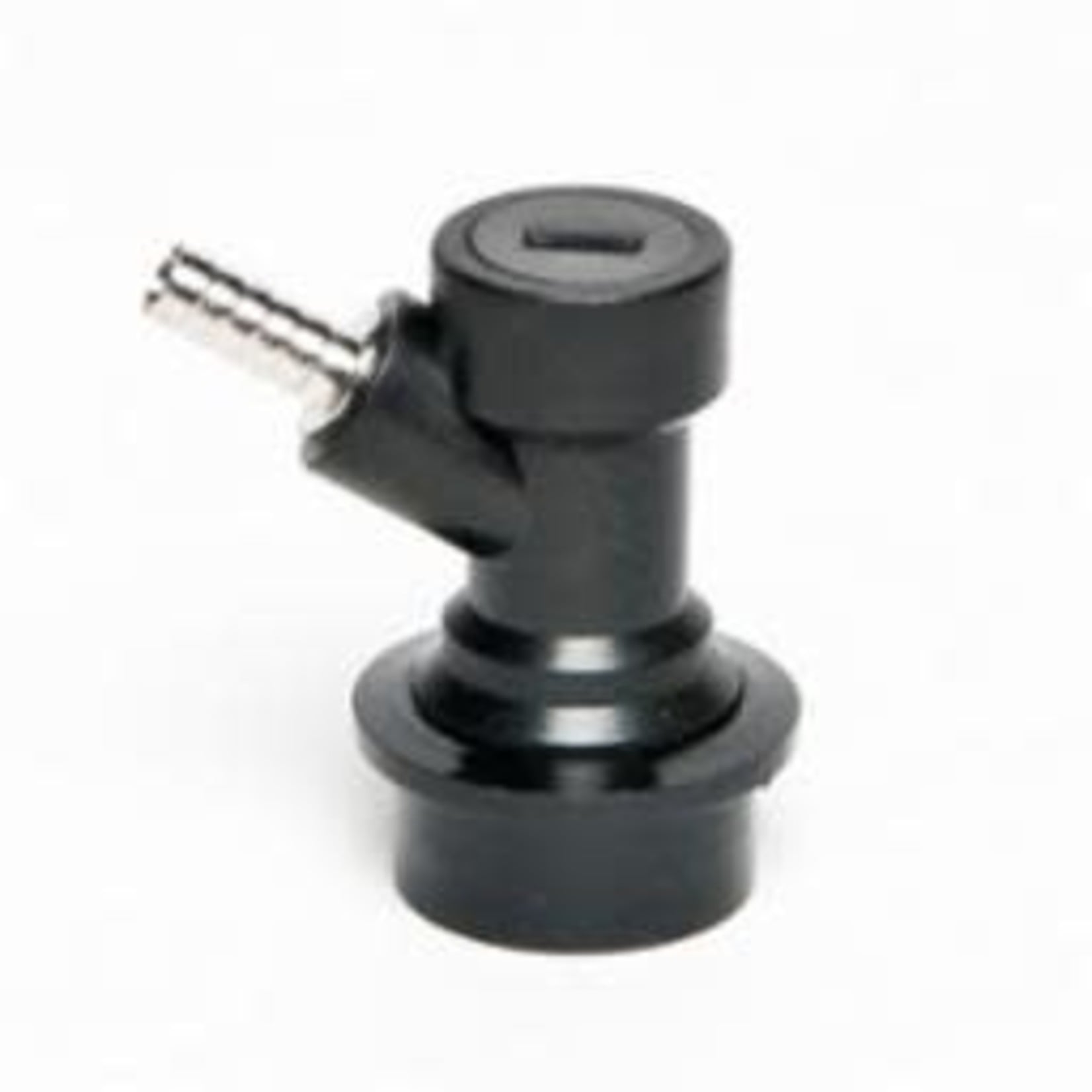 Black Liquid Disconnect 1/4" Barb for Ball Lock Keg