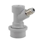 Gray Gas Disconnect 1/4" MFL for Ball Lock Keg
